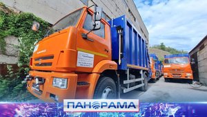 В ДНР поступила первая в этом году партия новых мусоровозов! Куда отправится работать новая техника