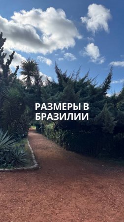 Размеры в Бразилии
