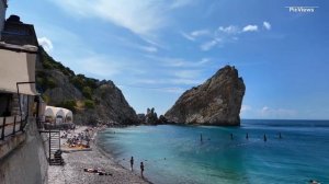 Крым Симеиз сегодня 3 июля 2025. Обстановка на пляже, какая погода в Крыму сейчас, море на курорте