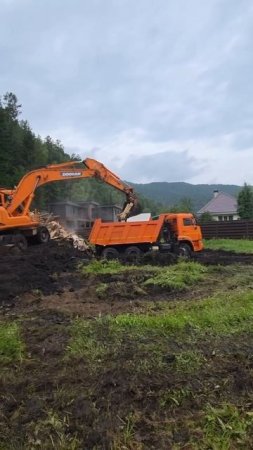 Зашли на новый объект, сначала надо разобрать старые постройки #строительствозагородногодома