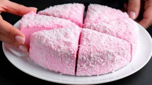 Десерт с малиной и сгущённым молоком 🍰