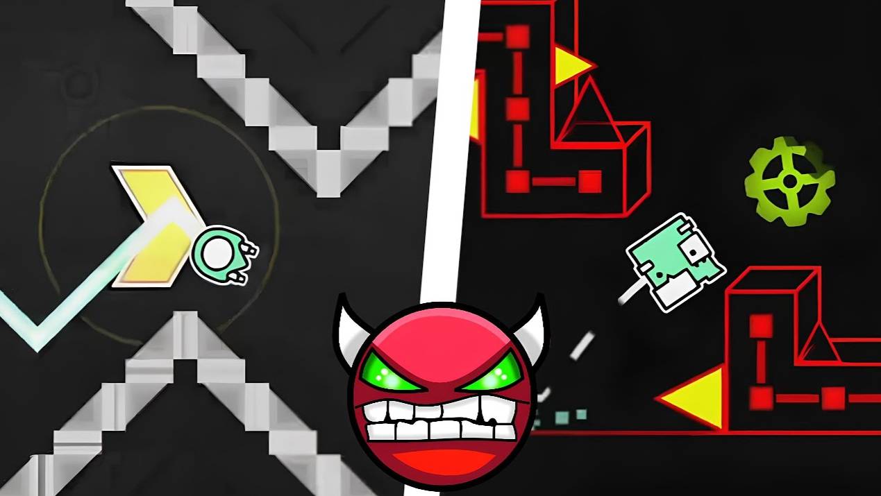2 NC Уровня ЗА 1 ДЕНЬ в Geometry Dash смотреть онлайн