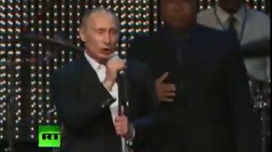Голливудские звезды аплодировали песням Путина