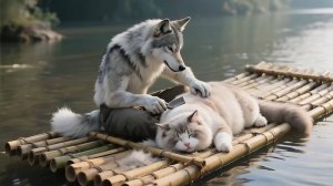 🐺💇 Волк побрил кота и сделал себе свитер из его шерсти 😂 И прочие смешные истории кошек