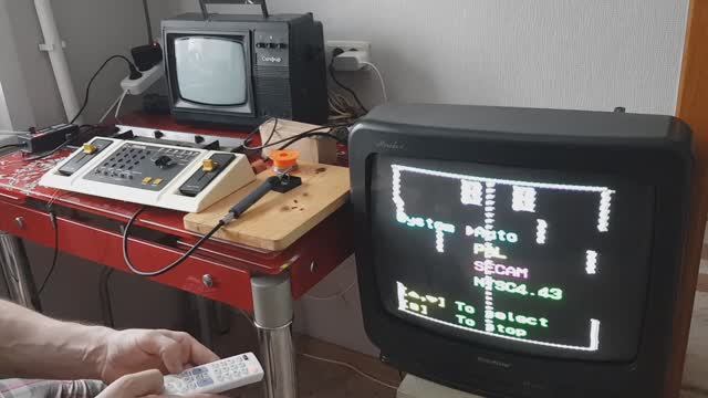 Pong консоль Philips tv game Ретро игровая тв приставка класса "понг" купленная на рынке.