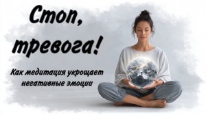 Стоп, тревога! Как медитация укрощает негативные эмоции