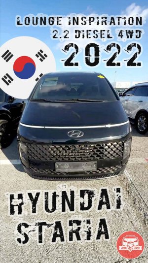 Hyundai Staria 2.2 Diesel 4WD Lounge Inspiration 9-seater 2022