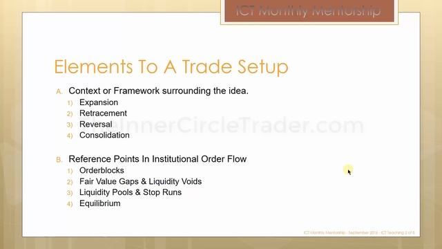📹 ICT Mentorship Core Content - Month 1 - How Market Makers Condition The Market