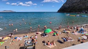 КРЫМ море НАГРЕЛОСЬ! Пляж и Набережная поселка Новый Свет. Обстановка на курорте СЕГОДНЯ. Крым 2025