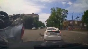 ДТП с переворотом в Благовещенске.