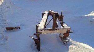 плуг на мини трактор