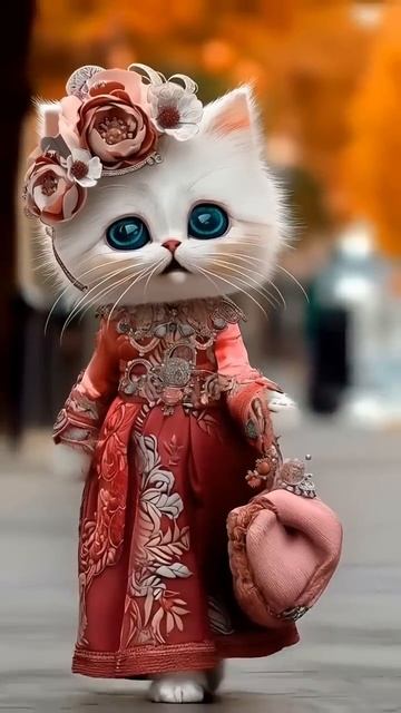 Девочка превращается в кошечку на показе мод😻 смотреть онлайн