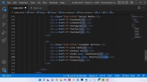 20. Project The Footer Section (Part 2)