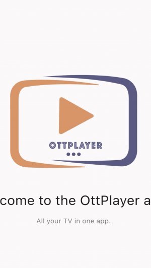 Внешний вид обновленной версии приложения для IOS 
OttPlayer 10.0.02