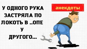 Неприличные анекдоты  ▶ Собрание пикантных анекдотов -муж и жена◀ Рука застряла по локоть в...