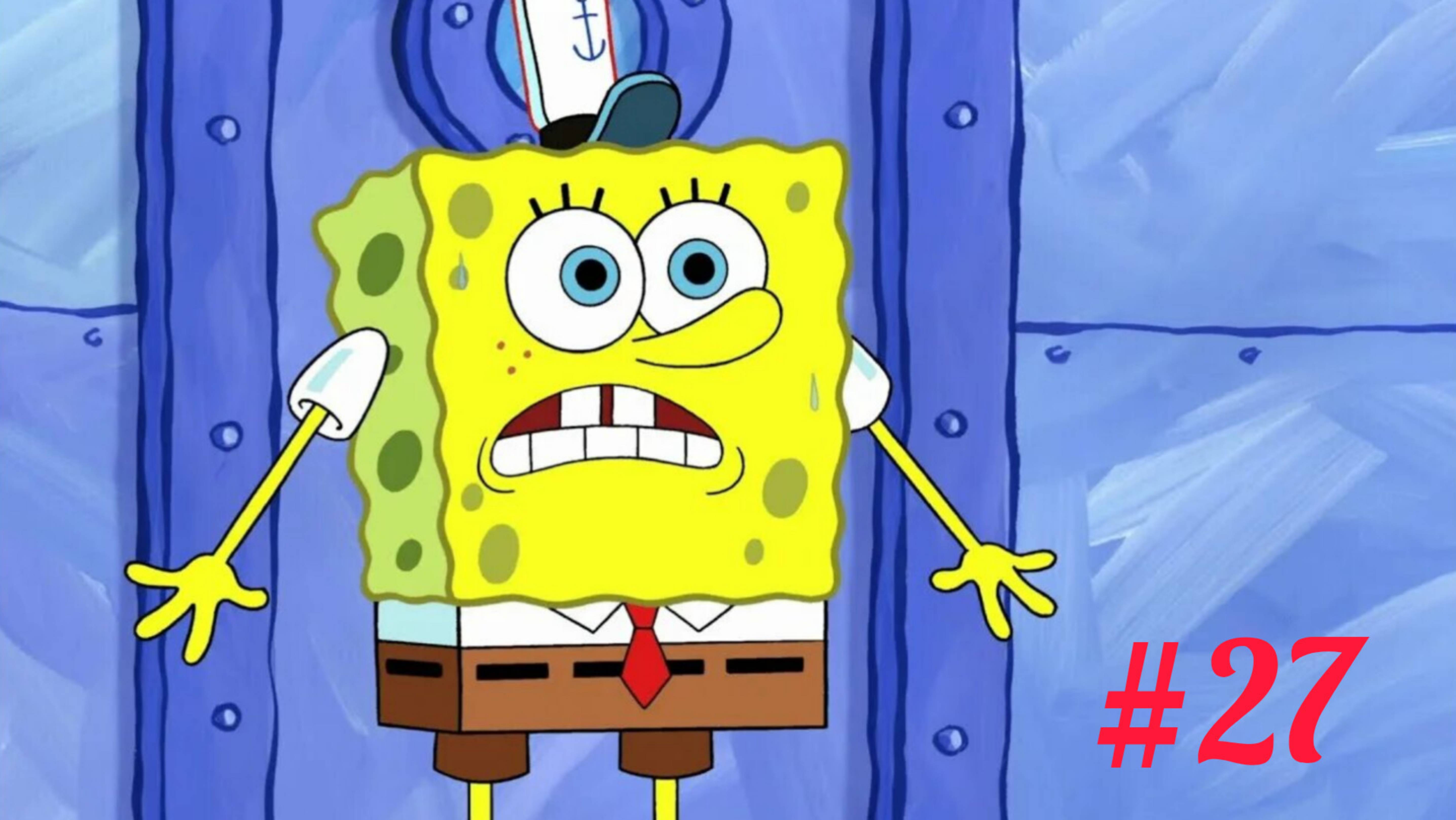 Губка Боб🔥 spongeBob👍 губка боб квадратные штаны😎 игры для детей🤘кулинарный поединок  #27