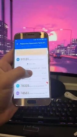 SAMSUNG GALAXY S7 ANTUTU TEST В 2025 #samsung #antutu
