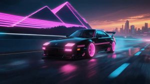 Retro Roadtrip Mix 1 Hour Best Synthwave & Retrowave Music for Night Cruising