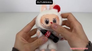 Лабубу Кола Белая )Лабубу для детей Распаковкааа