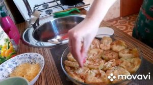 Кабачок под шубой 👍#весёлаяповариха