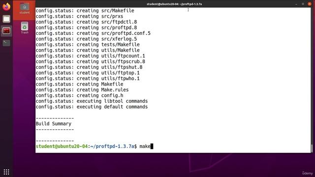 008 Compiling Software From Source Code Lab ProFTPD