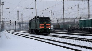 Тепловоз 2ТЭ10У-0126А. Резервом.