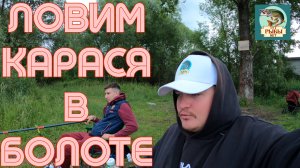 ЛОВИМ КАРАСЯ В БОЛОТЕ