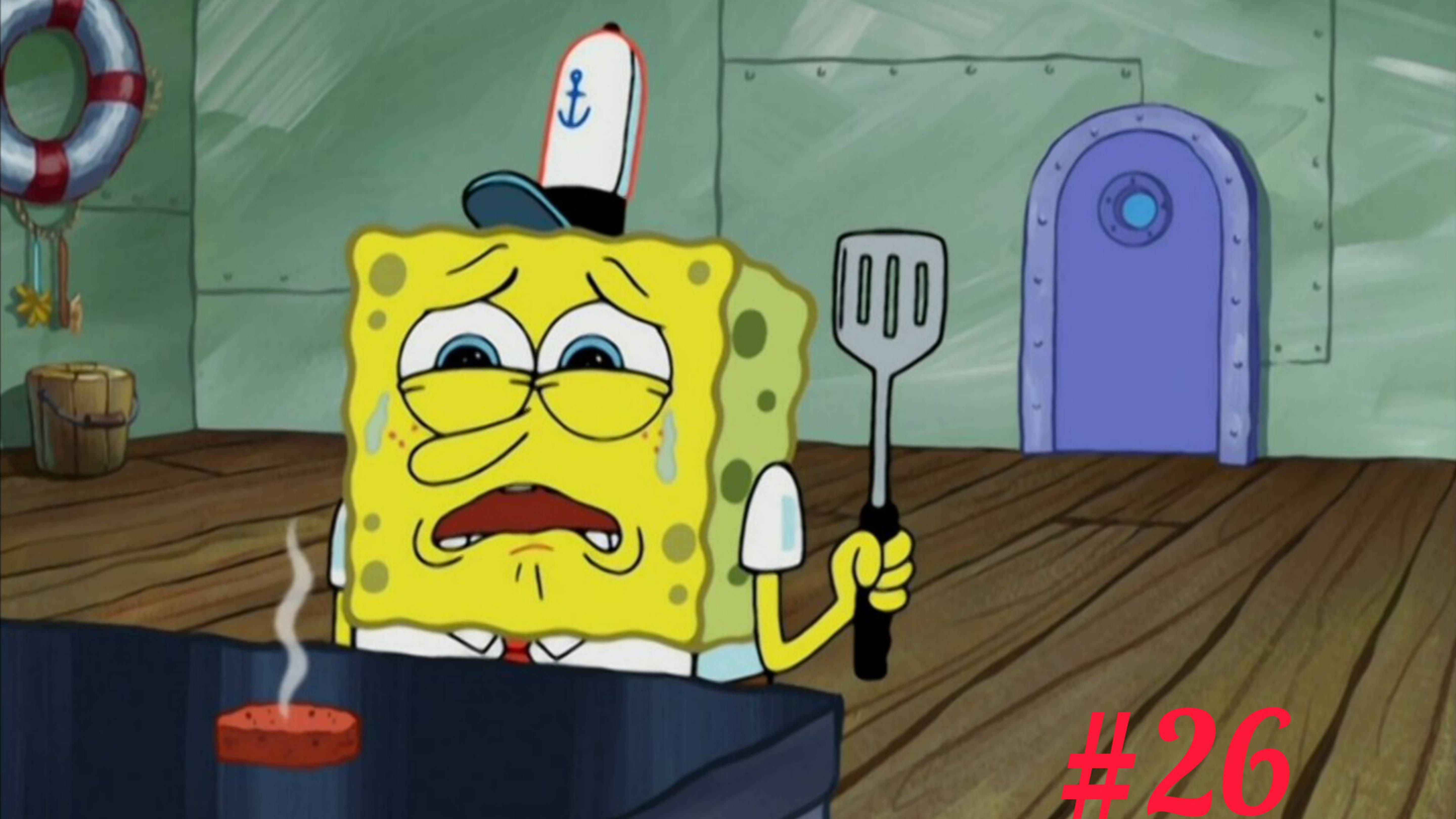 Губка Боб🔥 spongeBob👍 губка боб квадратные штаны😎 игры для детей🤘кулинарный поединок  #26