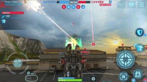 Robot Warfare бой против Player_6e5f5, zMUSKo, Player_d03f7 ○ Робот на луне