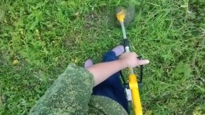 Косилка Huter get 600(Процесс скашивание и в конце подвел итог)