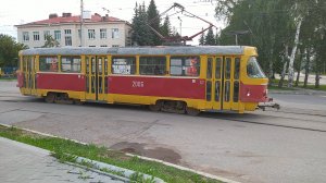 1 часть электротранспорт россия моя поездка на первом трамвай татр черниковка уфа. 4 июля 2025