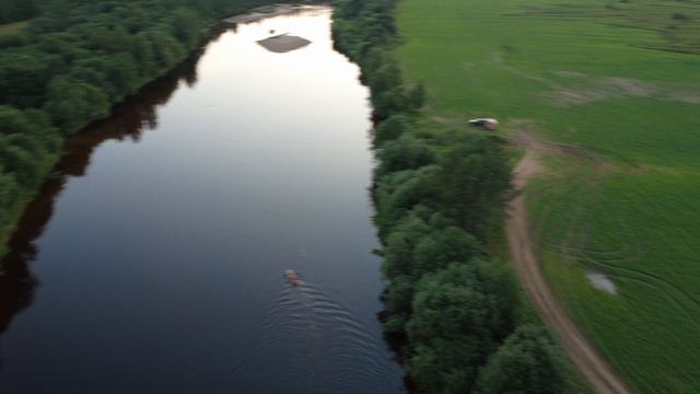 Сплав река Кулой, 03.07.2025. Финиш 1 группы.