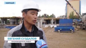 При строительстве 16-этажного дома в Мирном используют технологию заморозки грунта