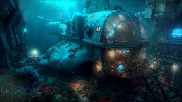 🌧️ Tranquility in the Tower High-Rise Ambient Cyberpunk Escape #RainyNight #Atmosphere