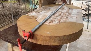 Giant Scrap Wood Table Build | Talented Woodworking Art