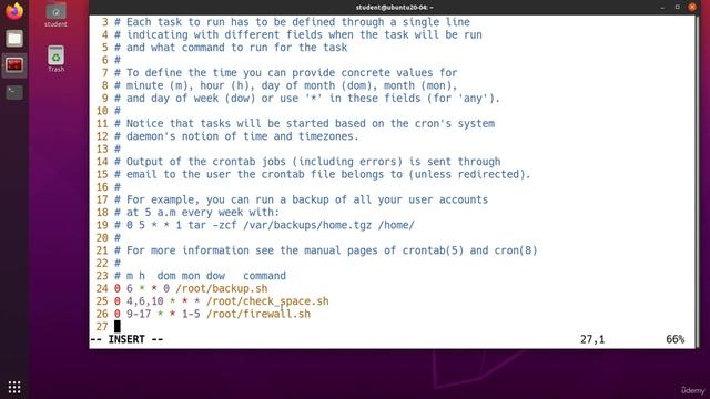 001 Task Automation and Scheduling Using Cron (crontab) смотреть онлайн