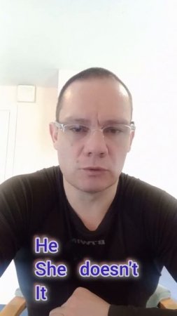отрицательная форма Present Simple