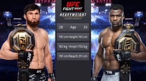 Магомед Анкалаев vs Фрэнсис Нганну Полный бой - UFC 4