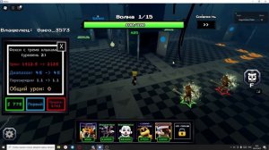 Все заново в Five Night TD  в роблоксе! часть 7