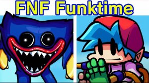 Friday Night Funkin' VS Huggy Wuggy - FNF: Funktime + Cutscenes [Poppy Playtime Chapter 1]