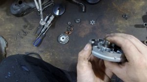 Разбор трансмиссии Yamaha Jog Poche