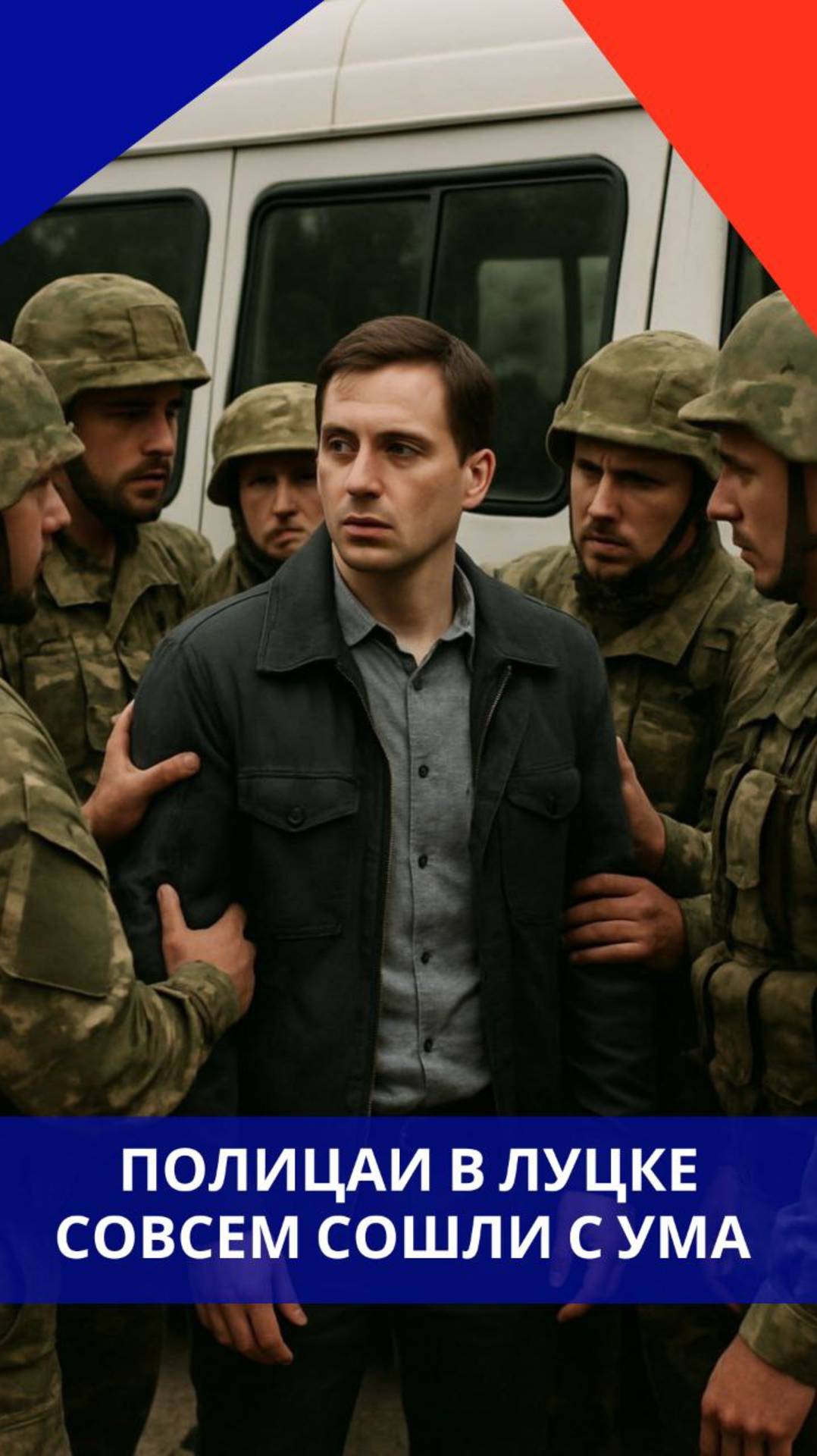 Массовое безумие на Западной Украине. Смотрите, что устроили озверевшие полицаи из ТЦК. Как вам?
