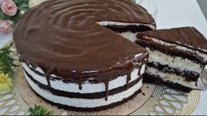 Торт "БАУНТИ "! Потрясающе вкусный и очень нежный!