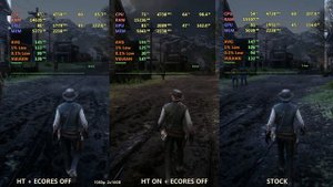 HT on vs off vs ECORE off (i9 12900)