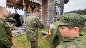 В "Иоанновском городке" встречают Веркольский крестный ход. 3 июля 2025 года, дер. Засурье