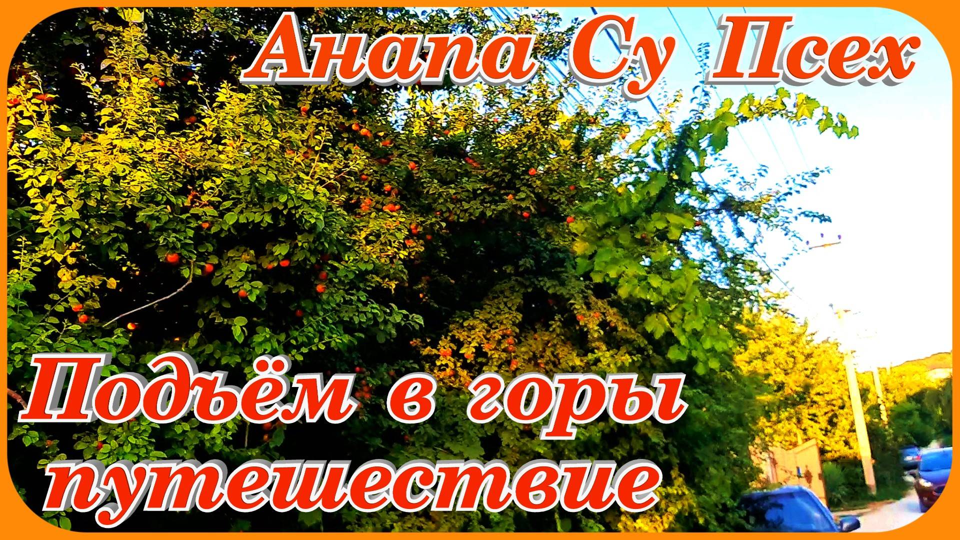 Анапа Су Псех Предгорье Вечерняя прогулка