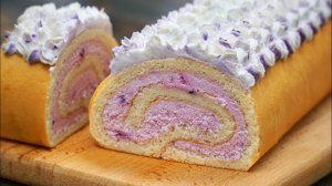 ВКУСНЕЕ ЛЮБОГО ТОРТА! ПОЛУЧИТСЯ у КАЖДОГО! Рецепт РУЛЕТ с КРЕМОМ