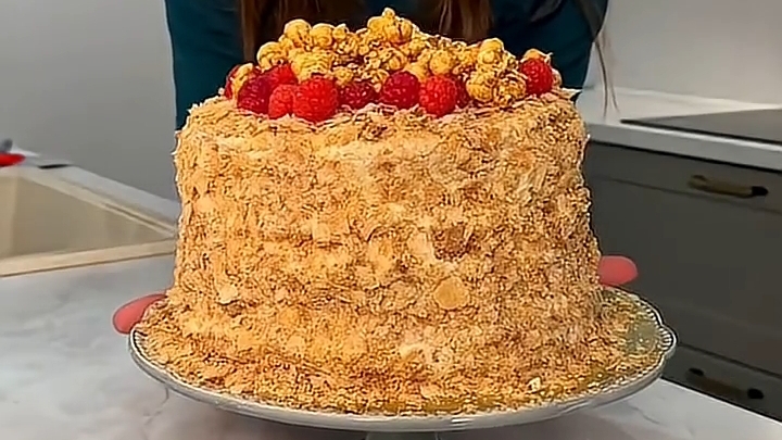 Нереально вкусный «НАПОЛЕОН»...🍰🍦😋    Рецепт в описании ✍️