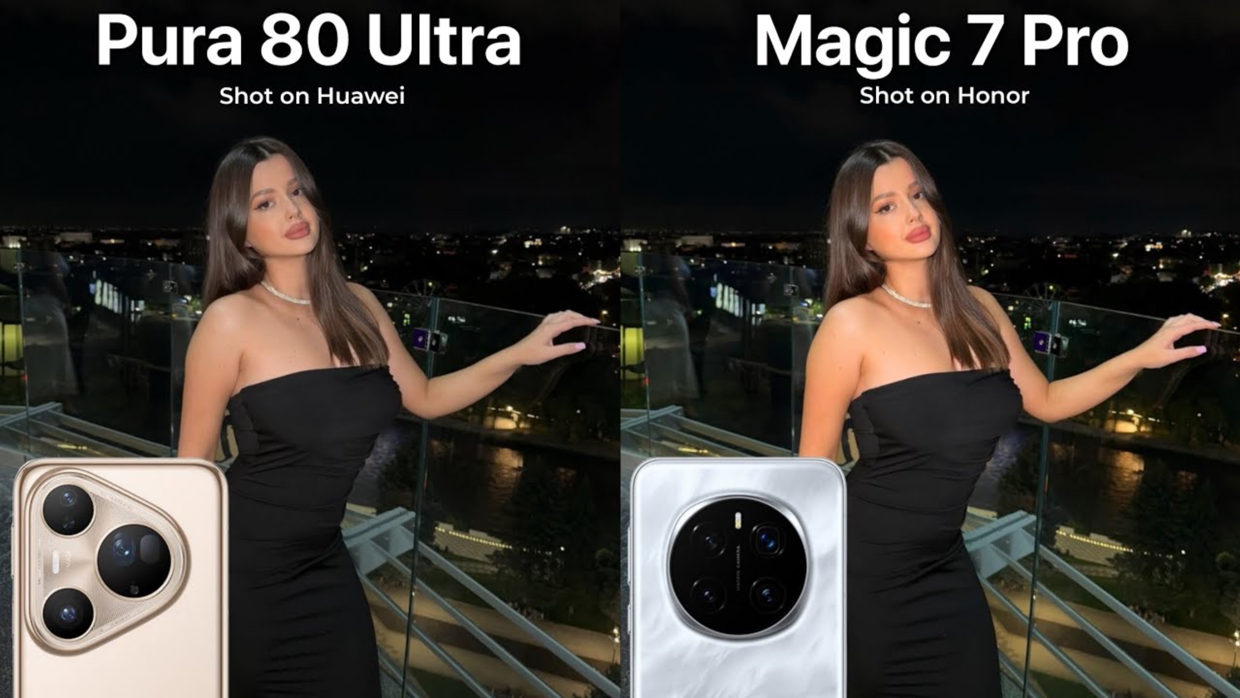 Huawei Pura 80 Ultra Vs Honor Magic 7 Pro - сравнение камер в реальной жизни