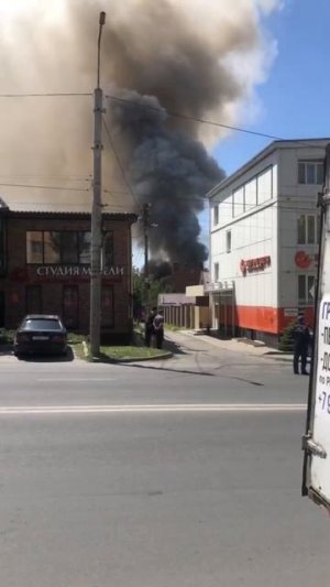 По улице Полтавская в доме произошёл пожар. 🔥